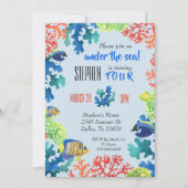 Onder de uitnodiging van de Birthday Party van het (Voorkant)