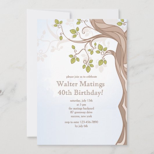 Onder de Uitnodiging van de Boom (Voorkant)