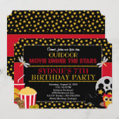 Onder de Uitnodiging van de Filmpartij van Stars O (Voorkant / Achterkant)