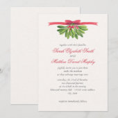 Onder de uitnodiging voor het huwelijk van Mistlet (Voorkant / Achterkant)