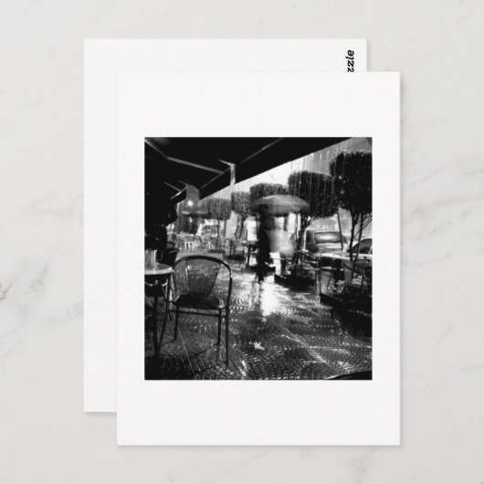 Onder de Umbrella Briefkaart (Voorkant / Achterkant)