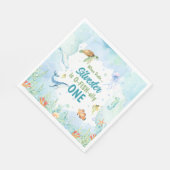 Onder de verjaardag van het Zee Napkins Servet (Hoek)