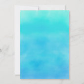 Onder de verjaardagsfeestdag van het zee zeeen kaart (Achterkant)