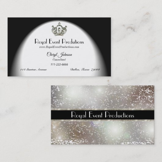 Onder de Visitekaartjes Spotlight (Voorkant / Achterkant)