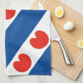 Onder de vlag van Frankrijk vallend gebied nederla Theedoek (Quarter Fold)