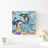 Onder de wandklok van het Zee (Huis)