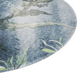 Onder de Waterverf "Jellyfish Corals" van het Zee Snijplank (Hoek)