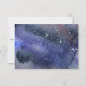 Onder de Waterverf 's nachts. RSVP Kaartje (Achterkant)