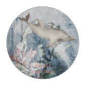 Onder de Waterverf Zee Dolphin Corals Snijplank (Voorkant)