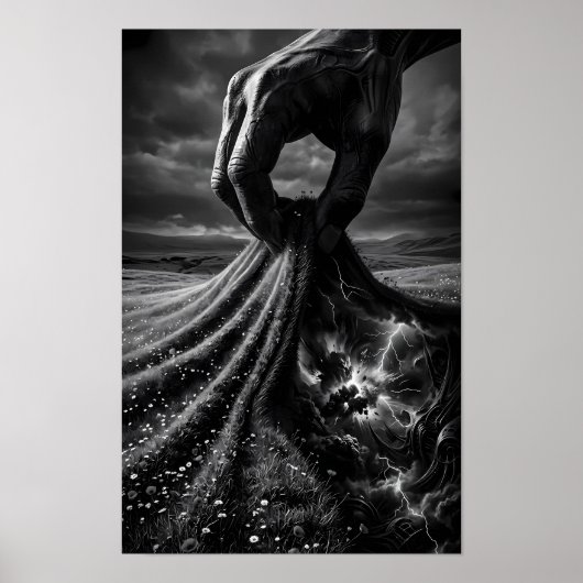 Onder de weide, een verborgen stormposter poster (Voorkant)