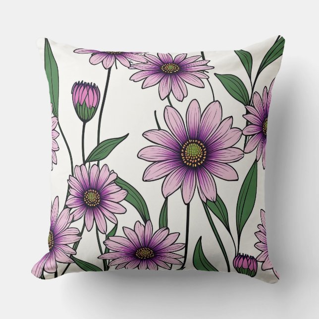 Onder de Wildbloemen Kussen (Voorkant)