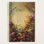 Onder de Wildflower Kleurrijke Planner (Voorkant)
