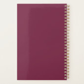 Onder de Wildflower Kleurrijke Planner (Achterkant)