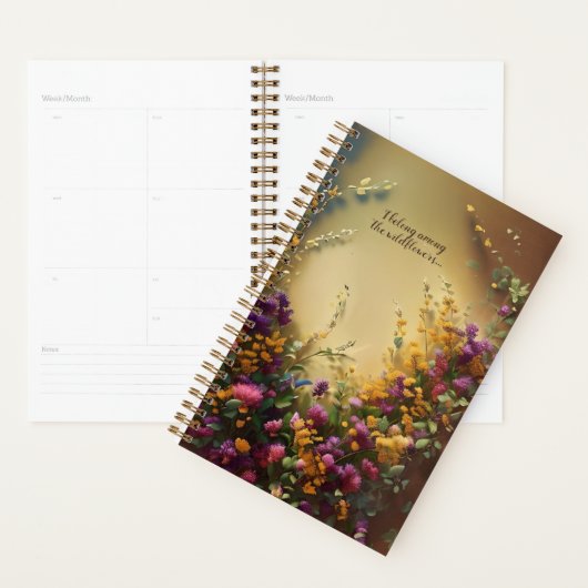 Onder de Wildflower Kleurrijke Planner (Display)