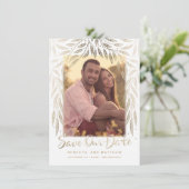 Onder de Wilgen, sparen de Foto de Uitnodiging van (Staand voorkant)