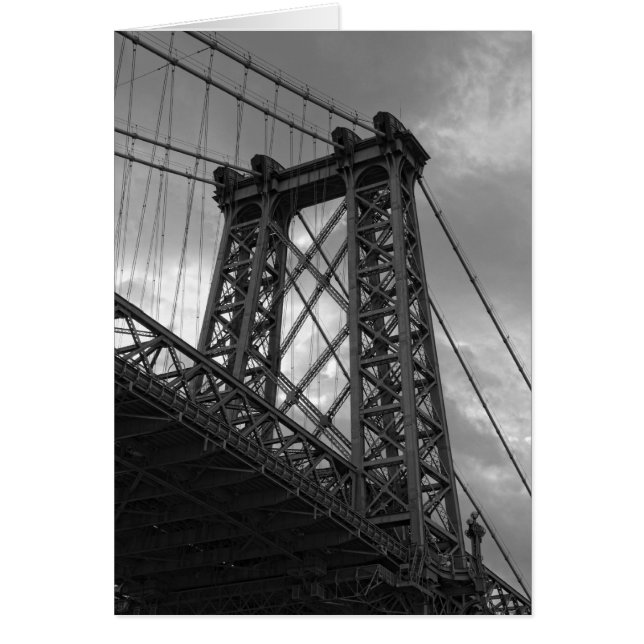 Onder de Williamsburg Bridge-New York City (Voorkant)