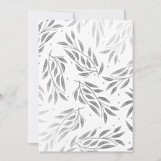 Onder de Willows 3 Foto Opslaan van de Datum Save The Date (Achterkant)