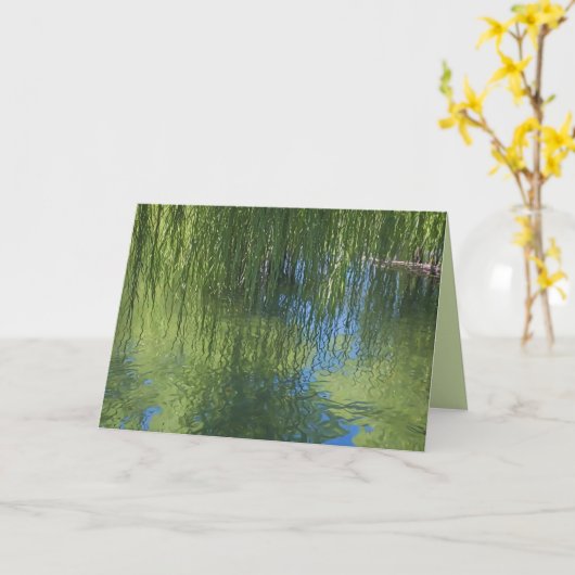 Onder de Willows Note Kaart (Gele Bloem)