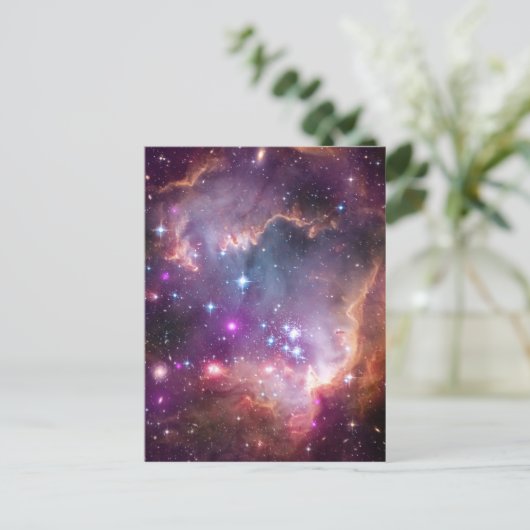 Onder de "Wing" van de "Small Magellanic Cloud" Briefkaart (Staand voorkant)