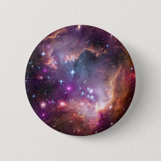 Onder de "Wing" van de "Small Magellanic Cloud" Ronde Button 5,7 Cm (Voorkant)