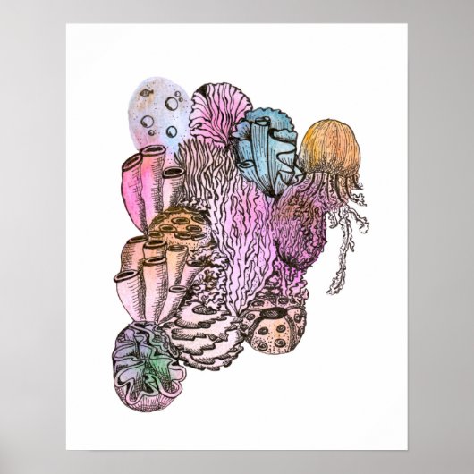 Onder de Zee 01 Poster (Voorkant)