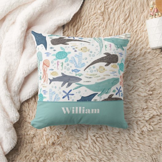 Onder de Zee aangepaste naam Kussen (Deken)