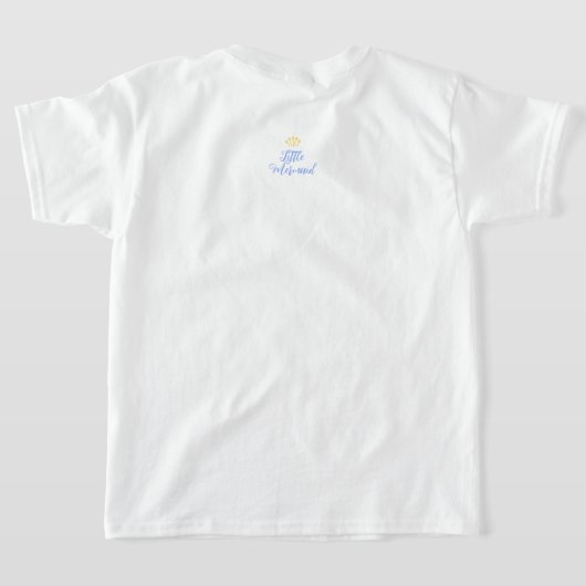 Onder de Zee aangepaste naam T-shirt (Laag Achter)