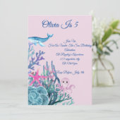 ONDER DE ZEE ADVENTURE VERJAARDAG KAART (Staand voorkant)