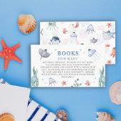 Onder de Zee Aquarel Het is een Jongen Boek voor B Informatiekaartje
