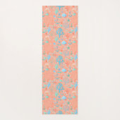 Onder de zee Aquarel Koraal Roze Yogamat (Achterkant)