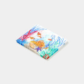 Onder de zee aquarel vis oceaan kust zee post-it® notes (Schuin)