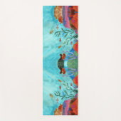 Onder De Zee Aquarel Workout Yogamat (Voorkant)