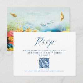 Onder de Zee Aquarium Trouw QR RSVP Informatiekaartje