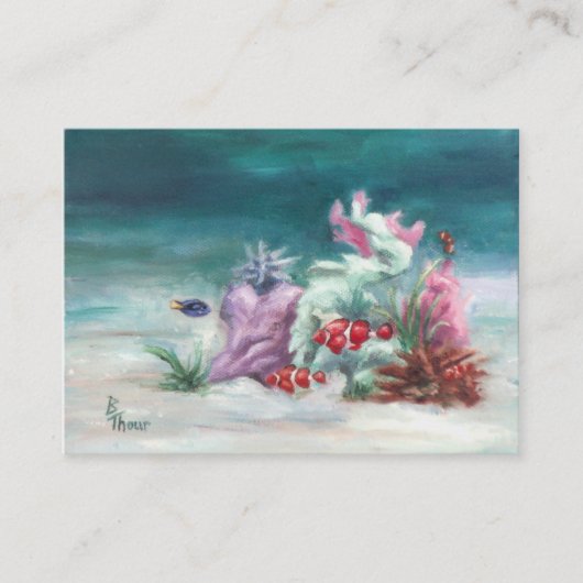 Onder de Zee Art Card Visitekaartje (Voorkant)