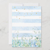 Onder de Zee Baby shower Invitation Boy Ocean Kaart (Achterkant)