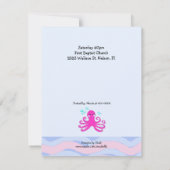 Onder de Zee Baby Shower Kaart (Achterkant)