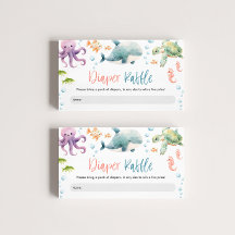 Onder de Zee Baby Shower Luiers Raffle