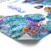 Onder de Zee Baby shower Momosa bar Poster (Hoek)