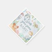 Onder de Zee Baby Shower Servetten (Hoek)