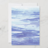 Onder de zee baby shower walvis vuurtoren kaart (Achterkant)