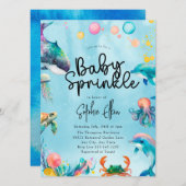 Onder de Zee | Baby Sprinkle Kaart (Voorkant / Achterkant)