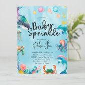 Onder de Zee | Baby Sprinkle Kaart (Staand voorkant)