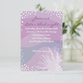 ONDER DE ZEE Bat Bar Mitzvah Uitnodiging (Staand voorkant)