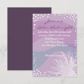 ONDER DE ZEE Bat Bar Mitzvah Uitnodiging (Voorkant / Achterkant)