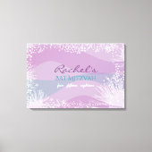 ONDER DE ZEE Bat Bar Mitzvah Uitnodiging Canvas Afdruk (Voorkant)