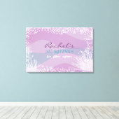 ONDER DE ZEE Bat Bar Mitzvah Uitnodiging Canvas Afdruk (Insitu (Houten vloer))