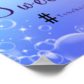 Onder de Zee Betoverde Bellen Feest Welkom Bord Poster (Hoek)