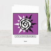 Onder de Zee Birthday Card Kaart (Achterkant)