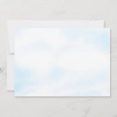 Onder de zee Blauwe Ahoy Het is een jongen Baby Bo Kaart (Achterkant)