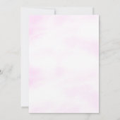 Onder de zee blauwe ahoy het is een meisje babyfee kaart (Achterkant)